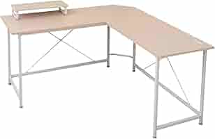 山善 デスク 幅160㎝ ナチュラルメイプル PND-1600(NM) Amazon.co.jp: 山善 デスク 幅160×奥行160×高さ76cm L字